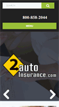Mobile Screenshot of 2autoinsurance.com