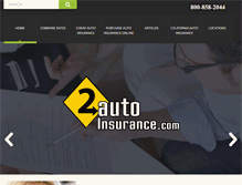 Tablet Screenshot of 2autoinsurance.com
